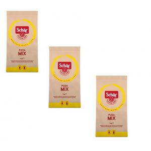Schar Farina Pizza Mix Farina Lot de 3 m&eacute;langes &agrave; pizza sans gluten 1 kg (Italiaen Gourmet UK Ltd, neuf)