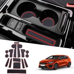 Ruiya Compatible avec Kia Ceed SW GT Proceed GT | XCeed GT 2018-2024 2025 Tapis Anti-dérapants, Tapis Antidérapant en Caoutchouc Couture de Porte Antidérapant Tapis Kia Ceed Accessoires (YEEP IN, neuf)