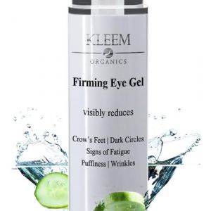 Kleem Organics Gel Bio Contour des Yeux Anti-Âge – Réduit Rides, Cernes, Poches et Pattes d'Oie – Enrichie en Peptides, Niacinamide et Acide Hyaluronique – Hydratant Naturel 15 ml (Om Shanti Cosmetics, neuf)