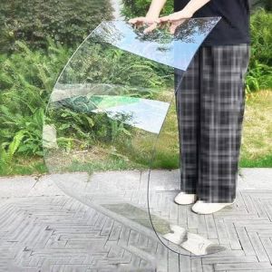 Hggdsac Plaques de toiture en polycarbonate, Plaque Acrylique Transparente, Facile À Couper, Feuille De Remplacement Anti-Pluie pour Toiture, Toit Abri Protection Contre La Pluie et UV(1.56×2m) (brand-Hggdsac-跟卖必反击, neuf)