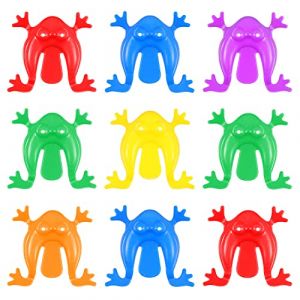 NUOBESTY Lot de 24 Grenouilles Sauteuses en Plastique ColoréEs Accessoires éDucatifs Amusants pour ActivitéS De FêTe pour Enfants (Sarah Zou, neuf)