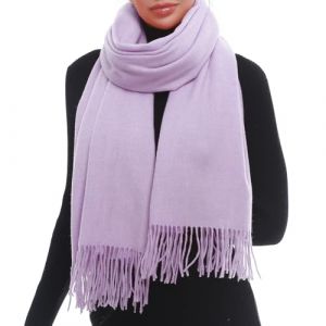 SWAT PANY &Eacute;charpe Femme Hiver Unie &Eacute;l&eacute;gante pour C&eacute;l&eacute;brations et Tenue D&eacute;contract&eacute;e (FU JINMY, neuf)