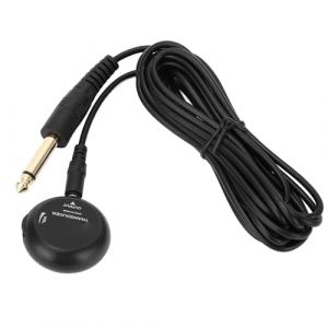 Mini Capteur Piézo-électrique, Micro de, Transducteur, Auto-adhésif, pour Guitare Acoustique, ukulélé, Instruments de Mandoline (Gytibedv, neuf)