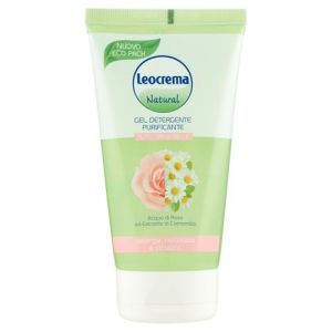 Leocrema Gel nettoyant visage purifiant avec eau de rose et extrait de camomille 150 ml (BASIC BEAUTY, neuf)