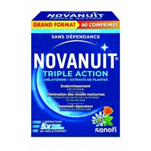 Sanofi Novanuit Triple Action 60 Comprim&eacute;s (ParaPrix, neuf)