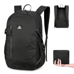 TRIWONDER Sac &agrave; Dos Pliable 20L Sac &agrave; Dos Randonn&eacute;e L&eacute;ger pour Homme Femme Voyage Camping Cyclisme Sport Loisir (Noir) (TRIWONDER (FR), neuf)