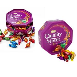 Lot de 2 boîtes à chocolat de qualité supérieure Nestle Quality Street 650 g (culture et vous95, neuf)