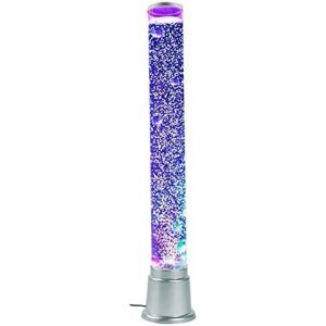 Lampe De Sol en Forme De Poisson &Agrave; Bulles De 74cm.Faux Tube d'eau pour Aquarium, Lampe &Agrave; Lave avec 7 Couleurs Changeantes, Veilleuse D'ambiance LED USB, Cadeau pour Enfants, Adultes, TDAH, Autisme (zhang'shui'tian'hua, neuf)