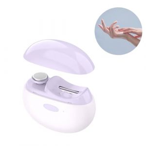 Dispositif De Soin Des Ongles Sans Fil Tondeuse Et Tampon &Agrave; Double Usage Fonction De Polissage Automatique Pour Tous Les &Acirc;ges Coupe-ongles ABS (fankundianzishangwuyouxiangongsi, neuf)