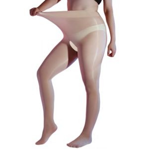 YSGUYILT Collant Femme Resistant Grande Taille Collant Ind&eacute;chirable Collants Plus Size &agrave; Entrejambe Ouvert (COOG1L, neuf)