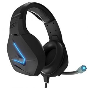 Orzly Casque de Jeu pour PC et Consoles de Jeu PS5, PS4, Xbox Series X | S, Xbox One, Nintendo Switch et Google Stadia - Son stéréo avec Micro antibruit - Hornet RXH-20 Édition Abyss (Syntiga Europe - FR, neuf)