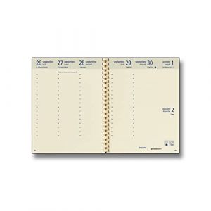 Recharge agenda BREPOLS Optivision large - 17x22cm - 1 semaine sur 2 pages - 2026 (FOURNITURE DISCOUNT, neuf)