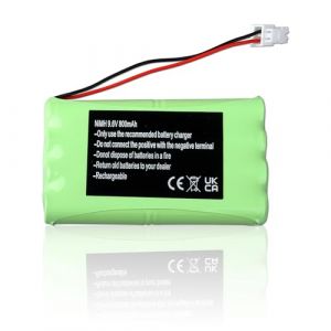 2400720 Batterie Compatible avec Somfy M3 HR15/51, Moteur de Portail et de Porte de Garage, Compatible avec Les Moteurs Freevia, GDK, SGA et SGS, Somfy Elixo 500 3S IO/GDK 3000, 800mAh 9,6V (Acxilexy, neuf)