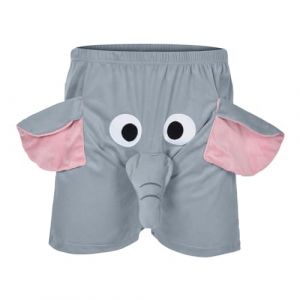 Homme Dr&ocirc;le Elephant Shorts Calecon Hommes Drole, Slip Elephant Shorts Boxer Calecon Drole Homme Short Nouveaut&eacute; sous-V&ecirc;tements Dr&ocirc;le &Eacute;l&eacute;phant Short Ample Boxer Pyjama Court V&ecirc;tements de Nuit (neumixs, neuf)