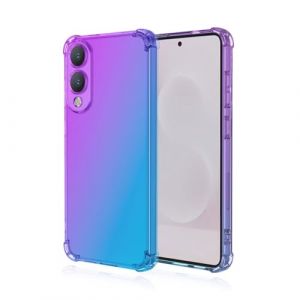 HONLEN Coque pour Samsung Galaxy S25 Edge &Eacute;tui, (6.7" inches) Transparente D&eacute;grad&eacute;e TPU Silicone Quatre Coins Renfort d'angle Case (HONLEN, neuf)