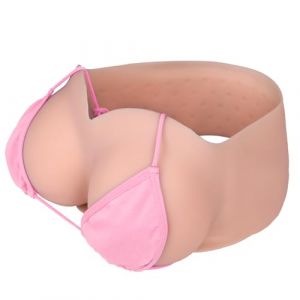 Vnmcry Faux Seins Poitrine en Silicone Travestie Réaliste Col en V sans Bretelles Remplissage de Gel Prothèse de Mastectomie Transgenre Crossdresser (Peau Claire - AA Cup Taille M) (Vnmcry FR, neuf)