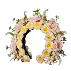 Bandeau de Fleurs Fleur en &eacute;pingle &agrave; cheveux violette de style princesse, bandeau de fleur en &eacute;pingle &agrave; cheveux for femmes, bandeau photo de style ancien(Color2) (guangyi18, neuf)