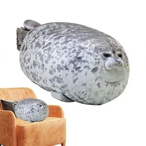 boiler Coussin Phoque en Peluche, Coussin Mignon Phoque avec Corps Potelé, D'océan Oreiller Peluche Animal Peluche Mignon Peluche pour (vincente, neuf)