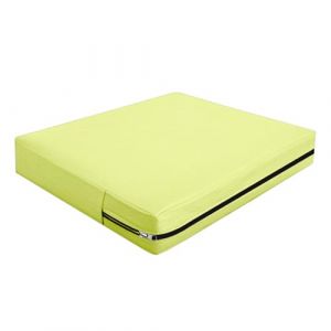 Housse Coussin Exterieur Impermeable, Housse Siège Canapé Protection Complète avec Fermeture Éclair, Amovibles Housse Assise Salon De Jardin Terrasse Caravane (Lemon,50×45×10cm) (YUNDU, neuf)