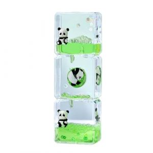Sablier Liquides Jouets Sensoriels Minuteur de Mouvement Liquide avec D&eacute;coration Panda Lampe &agrave; Lave Color&eacute;s Jouet Sablier &agrave; Mouvement Liquide pour Soulager Stress, Anxi&eacute;t&eacute;, Autisme, Relaxation (C) (Haletia, neuf)