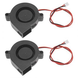 2X Ventilateur de Refroidissement Radial pour Imprimante 3D Humidificateur Aromathérapie - 50x15mm (24V 7000 RPM) (EMC_Store, neuf)