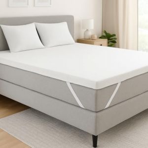 DREAMSTAR Easy Dream Topper | Prot&egrave;ge-matelas extra rigide avec noyau en mousse froide, duret&eacute; 4 (H4), 100-120 kg, certifi&eacute; &Ouml;ko-Tex, 5 cm d'&eacute;paisseur, 180 x 200 cm (TB Furniture GmbH, neuf)