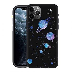 Yoedge Coque pour Huawei P Smart 2020 4G Etui en Silicone Noir avec Motif Dessin Housse de Protection Antichoc TPU Mat Ultra Fine Mince Souple Bumper Case Cover pour Huawei P Smart 2020 6,21", Galaxie (Herr Dietmar, neuf)