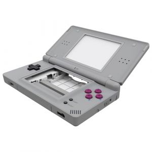 eXtremeRate Coque Remplacement Complète pour Nintendo DS Lite, Coque Etui avec Bouton de Remplacement pour Nintendo DS Lite, Console Pas Incluse, Classic 1989 GB DMG-01 (Easequote-Store, neuf)