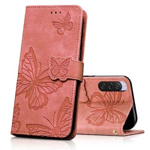 CXTcase Coque pour Sony Xperia 10 V, Housse en Cuir PU Etui &agrave; Rabat,Magn&eacute;tique Pochette Portefeuille &Eacute;tui de Protection pour Sony Xperia 10 V, Rose (Zhongtian Technology Company, neuf)