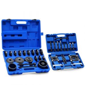Orion Motor Tech 38 PCS Kit de Presse &agrave; Roulement, Kit de D&eacute;montage de Roulement de Roue Avant avec Manchons &agrave; Vis Glissi&egrave;re, 5 T Roulement de Roue S&eacute;parateur, Kit d'Extracteurs avec M&acirc;choires, Bleu (LAOLAOPI, neuf)
