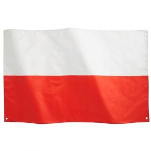 Runesol Drapeau National De La Pologne 3x5, 91x152cm, Polska Flaga 4 Œillets, Œillet En Laiton Dans Chaque Coin, Bannière De La Pologne, Drapeaux De Qualité Supérieure, Imperméable (Buydefinition, neuf)