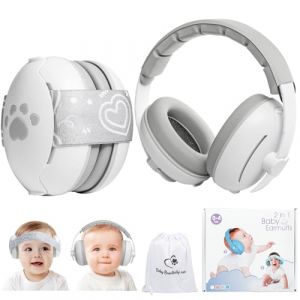Baby Casque Anti Bruit Bébé, 2 en 1 Casque Anti-Bruit Bébé Pour Bébés et Tout-Petits Jusqu'à 48 Mois, Casque Bébé Anti Bruit, Confortable et Réglable Protection Auditive Pour Bébés (PingLaiKe, neuf)