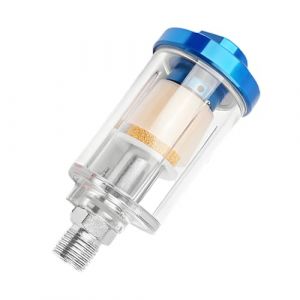 Adunsiaoto Filtre S&eacute;parateur Eau-Huile, S&eacute;parateur D'huile Et d'eau, Pistolet De Pulv&eacute;risation Ligne d'air Filtre, Filtre S&eacute;parateur D'humidit&eacute; pour A&eacute;rographe pour Raccord De Compresseur Ligne d'air (dunsiaoto, neuf)