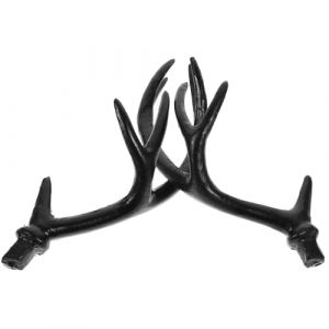 Holibanna Coiffe En Bois De Cerf Tenue De F&ecirc;te Cerceau De Cheveux En Bois De Cerf R&eacute;aliste Noir Pour Costume En Corne De Cerf (Lydia Lyle, neuf)