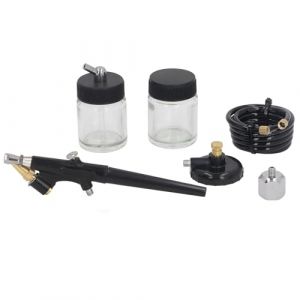 Modèle de Peinture sans Fil Kit d'aérographe, Kit d'aérographe sans Fil sans Action Portable Mini Pistolet à Brosse à Air 15-50psi 0,8 Mm Buse 22 Ml de Liquide, Ensembles (Zuabute, neuf)