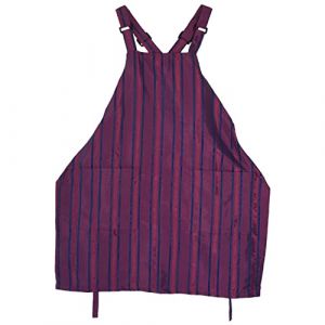 Wzxksoac Violet Coiffure Tablier Style Coréen Rayé Coupe de Cheveux Bavoir Coiffeur Salon de Coiffure MéNage Taille Tissu (liuyingyu, neuf)