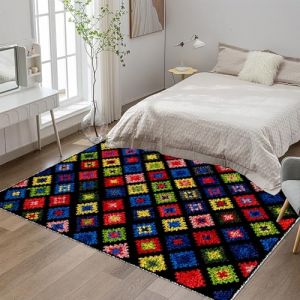 Tehocwiz Kits de Crochet de Loquet Point de Croix Kit Tapis Point Nou&eacute; &agrave; Faire Cr&eacute;Ation de Tapis et Canvas Kit 40x70 cm Latch Hook Kit de Tapisserie pour Adultes, D&eacute;butants (Tehocwiz, neuf)