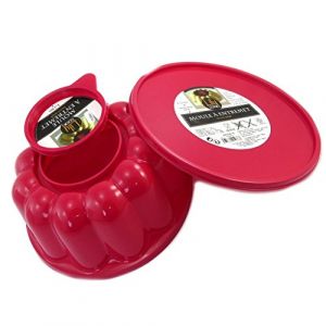 Les Tr&eacute;sors De Lily [P8912 - Moule entremet 'Coloriage' Rouge (1.5L) - 21x9 cm (⭐ MAELSA ⭐, neuf)