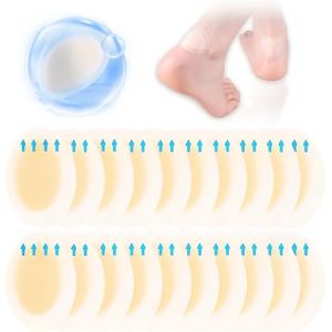Pansement Ampoule Talon, 20 Pi&egrave;ces Pansements Hydrocollo&iuml;des Imperm&eacute;ables Protection du Talon Soulagement des Douleurs de Frottement sur les Orteils, l'Avant-Pied et le Talon (SAYAYI, neuf)
