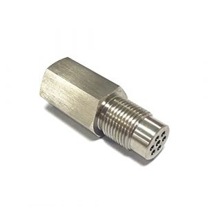 Sonde Lambda M18x1.5 Voiture Micro Catalyseur Convertisseur Nettoyant O2 Capteur Vérifier Moteur Lumière pour CEL Éliminateur Coudé Adaptateur Entretoise Extender Capteur D'oxygène (逸仔, neuf)