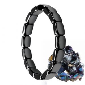 Hemios Bracelet en h&eacute;matite pour homme, bracelet Hemys 2025 pour homme &ndash; Moyen naturel de r&eacute;cup&eacute;rer votre bord masculin, h&eacute;matite l&eacute;gendaire pour homme &ndash; Inspir&eacute; par les g&eacute;n&eacute;raux romains et les (VIVIZEN STORE, neuf)