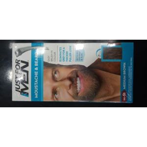 Just For Men Coloration pour cheveux Moustache et barbe Brun moyen (M-35) (CorpoeCapelli, neuf)