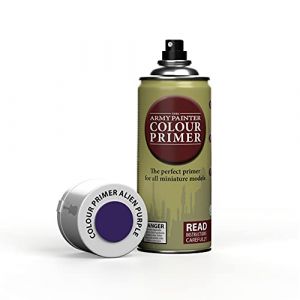 The Army Painter, Colour Primer Alien Purple, 400 ml Spray Acrylique Violet Alien, Apprêt pour la Peinture de Figurines Warhammer et Donjon et Dragon (The Army Painter, neuf)
