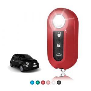 TOOMUME Coque Clé TPU Transparent Brillant, Etui Clé Étui Clé Adapté pour Fiat 500 500L 500C Grande Punto Panda Brava Bravo Doblo Ducato Abarth Lancia Y Ypslon Delta Musa (TOOMUME, neuf)