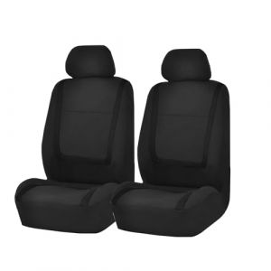 MNBHJGR Housse Siege Voiture, pour Ford KA RU8 2008 2009 2010 2011 2012 2013 2014 2015 2016 Housses de Siège de Voiture Avant, Confortable,AntidéRapant Et ImperméAble,A Black (There's a bright future for everyone, neuf)