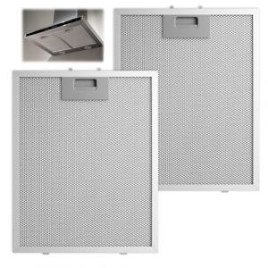 Filtre &agrave; Graisse m&eacute;tallique pour Hotte Aspirante, 320 x 260 x 10 mm, 2 Filtres en Aluminium 5 Couches pour Hottes, Filtre Hotte Universelle, Large Gamme D'applications, Compatible Avec la Plupart Des (HaoHaoDeHeHu, neuf)