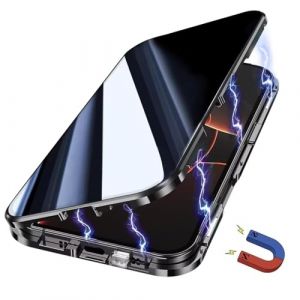 Coque de Protection pour Huawei P30 Pro,360 degr&eacute;s d'intimit&eacute; Avant et arri&egrave;re en Verre tremp&eacute; Couvercle,&eacute;cran Anti - Spy,Huawei P30 Pro Spy magn&eacute;tique Adsorption m&eacute;tal Pare - Chocs (YOURSEA, neuf)
