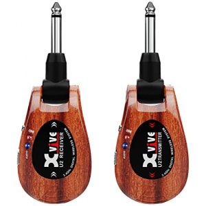 Xvive U2 Syst&egrave;me sans fil pour Guitare Transmetteur et R&eacute;cepteur sans fil pour Guitare,Basse, Ampli, Violon(Bois) (MEMTOP, neuf)