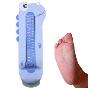 P&eacute;dim&egrave;tre B&eacute;b&eacute; Design Dinosaure, Mesureur de Pointure pour Enfants &agrave; Domicile, Version Allong&eacute;e et Renforc&eacute;e avec Talon Souple, Pied Pr&eacute;cise pour Nourrissons et Tout-Petits (Bleu) (naijidianzi, neuf)