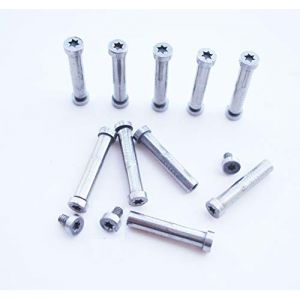 MYIW vis en Acier Inoxydable en Couteau Pliant, Couteaux de Chasse similaires, EDC Couteau Shaft Rivets, Pack de 10 Ensembles (4mm) (MYIW, neuf)